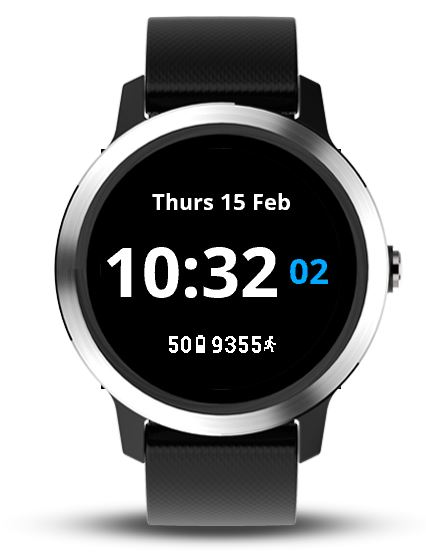 Vivoactive 3 change watch face