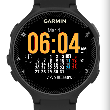 Garmin forerunner cheap 235 icons