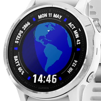 WorldFace 3D ISS Garmin Connect IQ