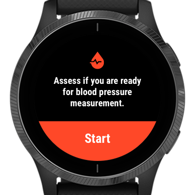 Rest Status Check Before Measuring Blood Pressure