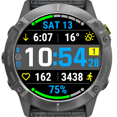 GLANCE watch face | Garmin Connect IQ