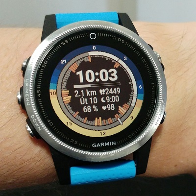 garmin 24 hour clock