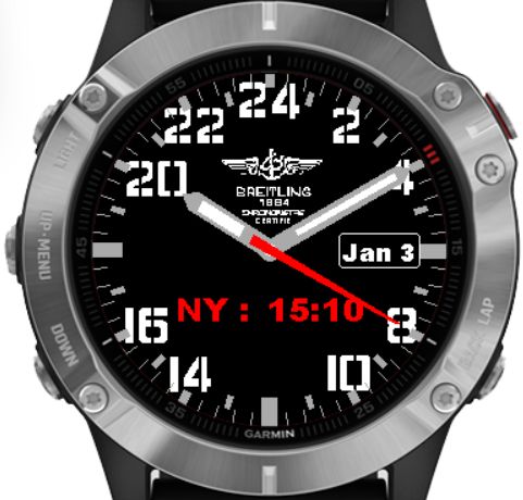 Breitling watch outlet face