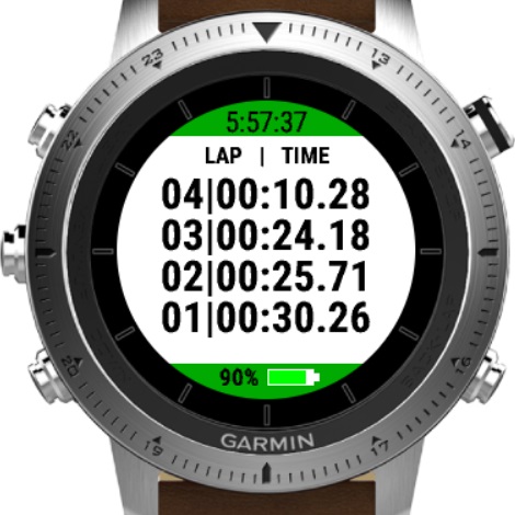garmin vivoactive 3 music stopwatch
