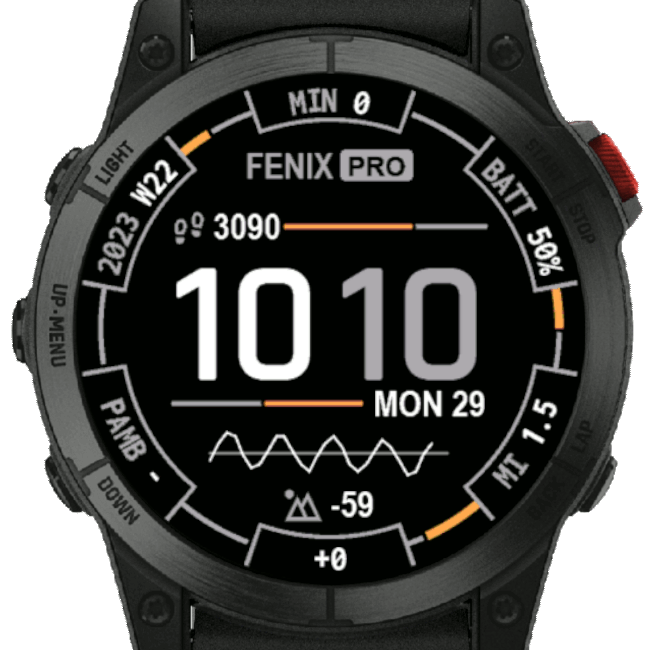 Best garmin fenix hot sale 5x plus watch face