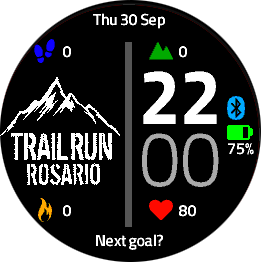 Garmin trail best sale run activity