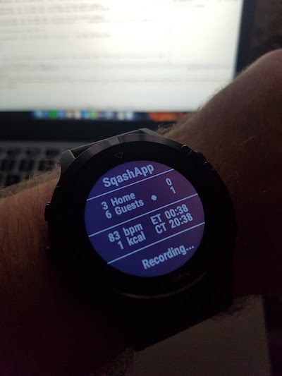 Garmin vivoactive 3 store squash