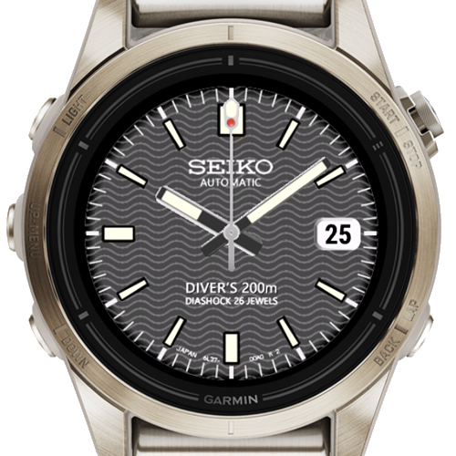 Seiko Auto Garmin Connect IQ