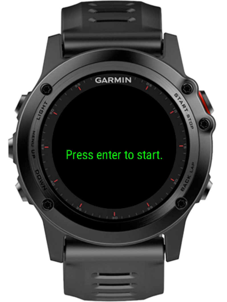 Garmin 735xt step on sale counter