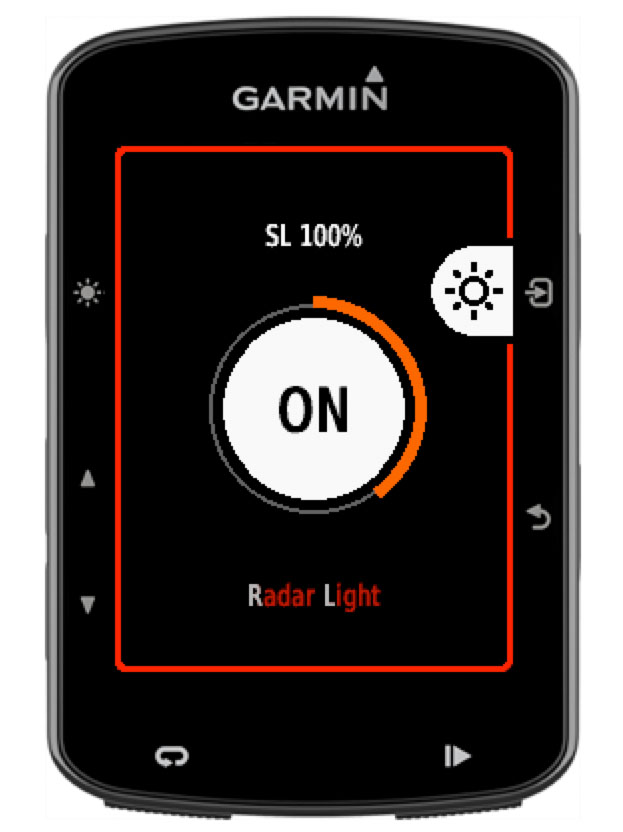 Lights widget garmin new arrivals