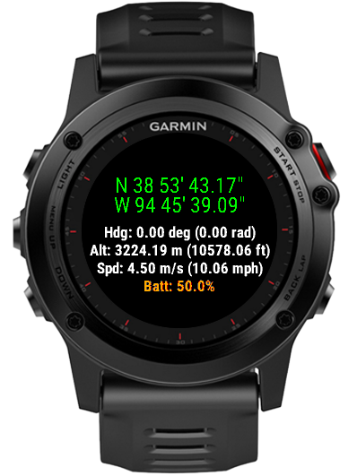 GPS Position | Garmin Connect IQ