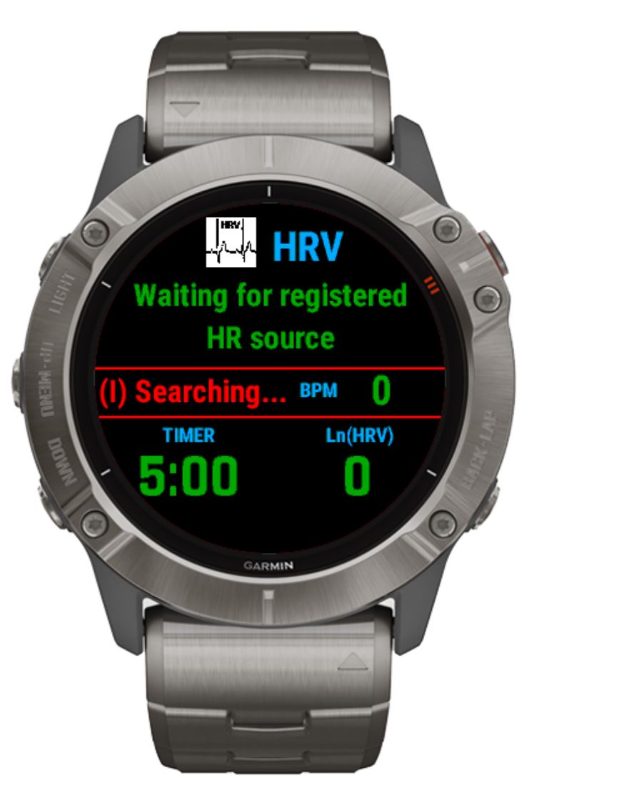 Garmin fenix 6 discount hrv