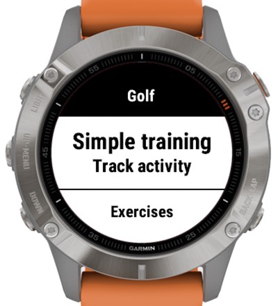 garmin forerunner 35 golf app