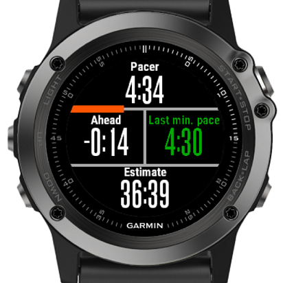 garmin virtual pacer forerunner 35