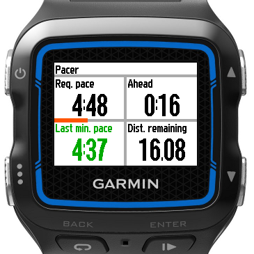 Virtual pacer hot sale garmin 235