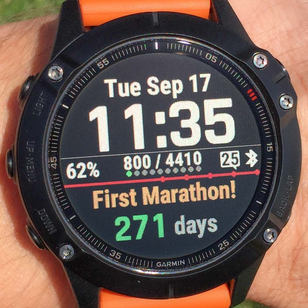 Garmin forerunner 2025 35 countdown timer