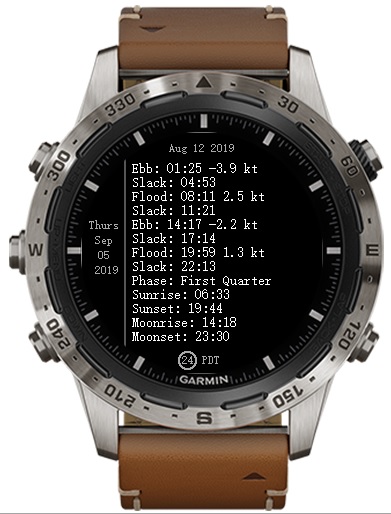 Garmin fenix 2025 6 tides