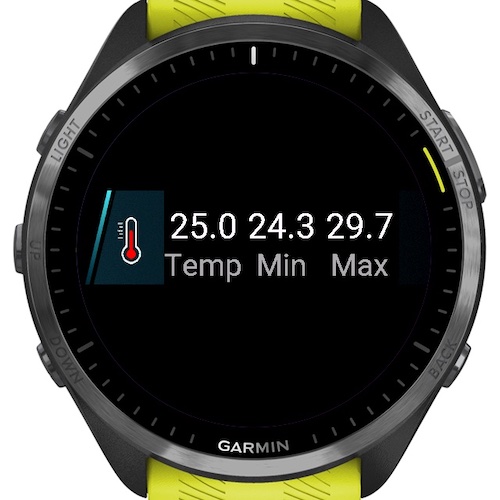 Lights garmin online widget