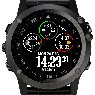 Garmin fenix shop 5x watch faces