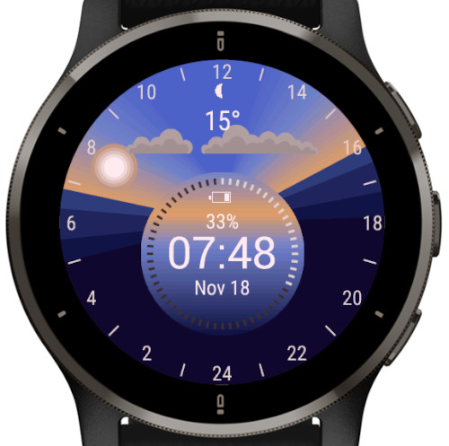 Solar dial watch face hot sale