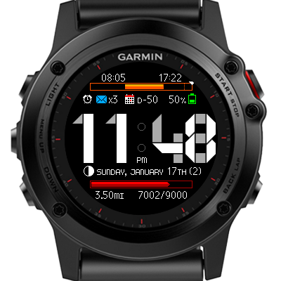 Liquid Crystal Clock 2 | Garmin Connect IQ