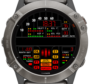 Knight Rider Watch Face Garmin Connect IQ