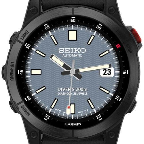 Seiko Auto Epix Garmin Connect IQ