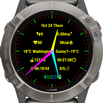 Garmin analog watch online faces