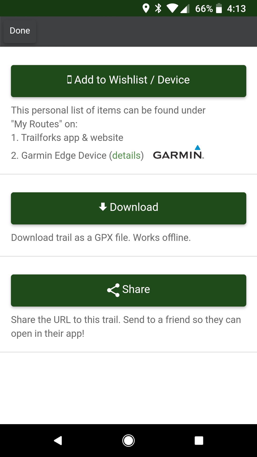 garmin trailforks