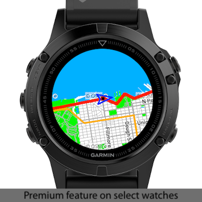 Garmin forerunner sales 235 map