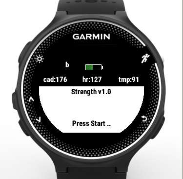 F3b Strength Training+ Garmin Connect IQ