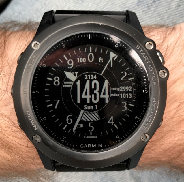 Altimeter Watch Face Garmin Connect IQ