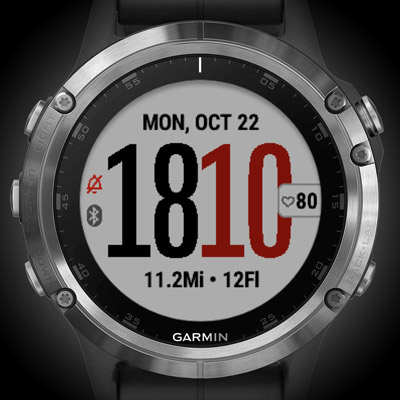 garmin connect watch faces