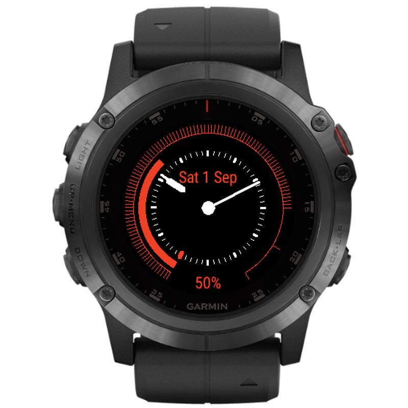 garmin watch with second hand