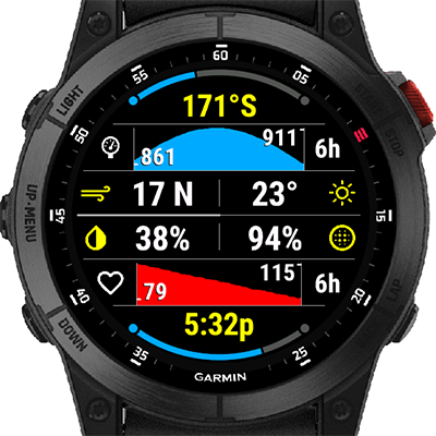 Widgets garmin best sale fenix 5