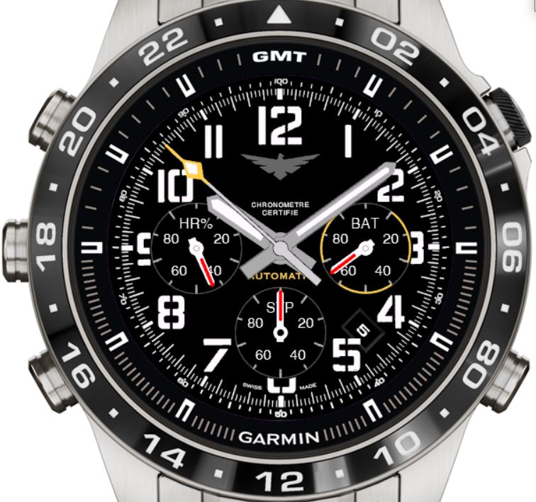 Nighthawk Chrono Garmin Connect IQ