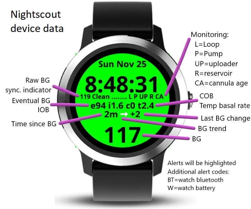 Nightscoutwatch Garmin Connect Iq