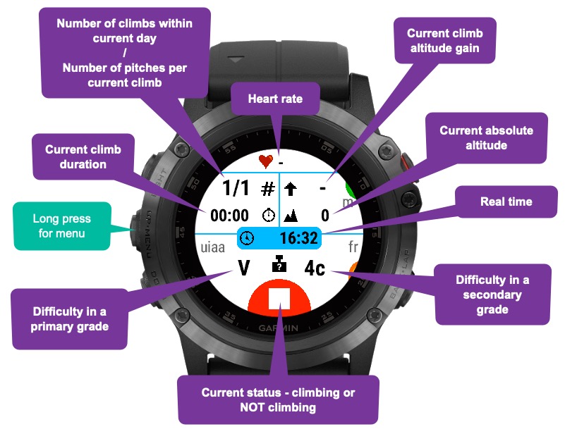 garmin fenix 5 climbing