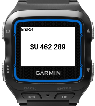 Garmin fenix cheap 5 grid reference