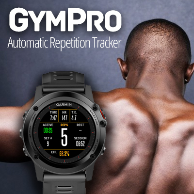 GymPro Auto Timer Rep Tracker Garmin Connect IQ