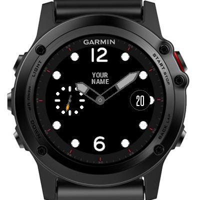 fenix 5 custom watch face