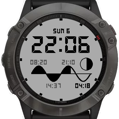 Garmin watch 2025 with tides