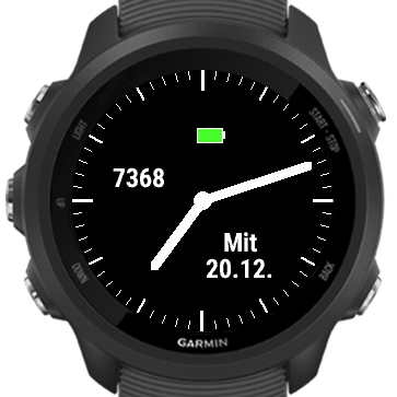 Another analogue watch face Garmin Connect IQ