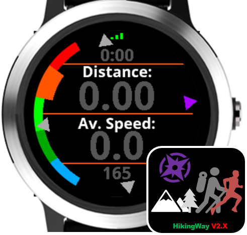 Garmin vivoactive 3 hiking app on sale