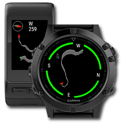 garmin vivoactive compass