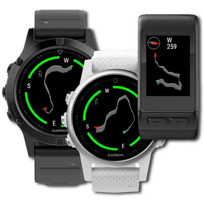 3D Trail and Compass Garmin Connect IQ