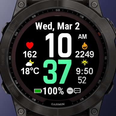 Garmin forerunner best sale 35 weather app