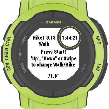 Garmin forerunner best sale 235 hiking