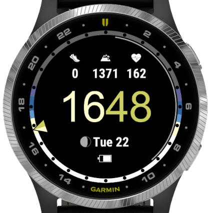 Sky 24 Watch Face Garmin Connect IQ