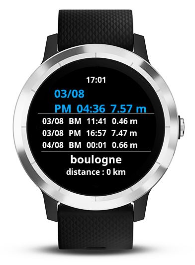 Garmin vivoactive clearance 3 icons